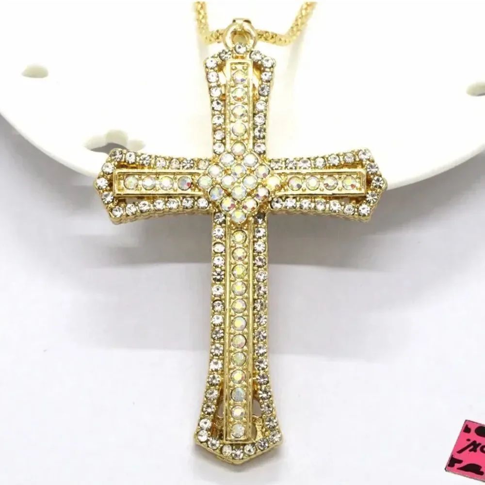 Betsey Johnson Cross Necklace- coming soon